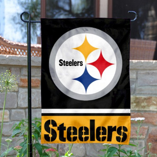 Pittsburgh Steelers Double-Sided Garden Flag 002 (Pls Check Description For Details)